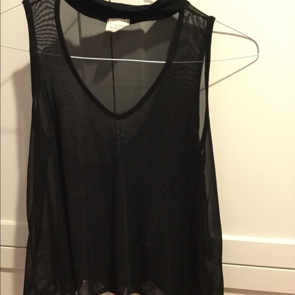 Mesh Tank with Cutout - Picture 3 of 4